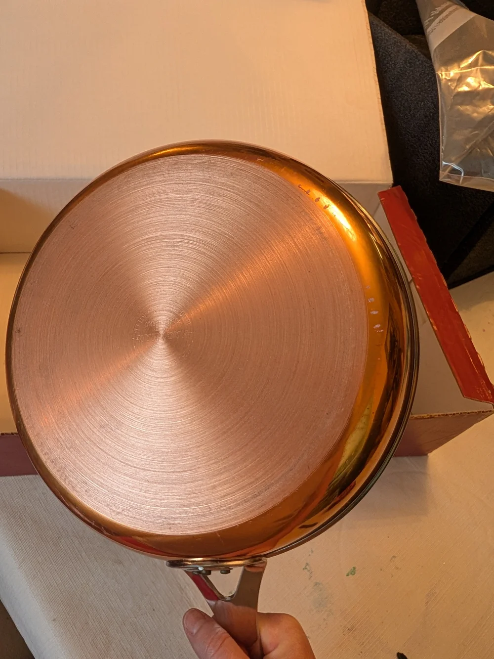Hackman Copper Steel Frying Pan - Polished Sauté Pan, Brand New, Vintage, Rare